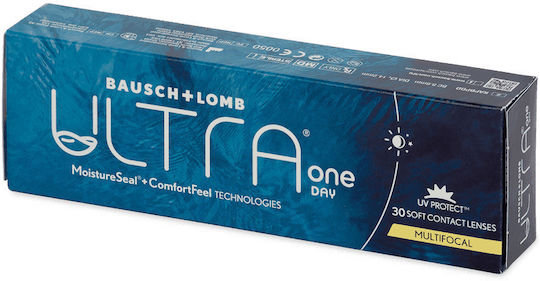 Bausch & Lomb Ultra One Day Multifocal 30 Ημερήσιοι Πολυεστιακοί Φακοί Επαφής Σιλικόνης Υδρογέλης