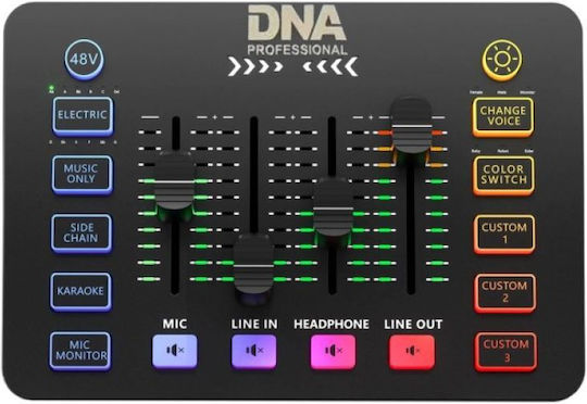 DNA SC ONE Αυτοενισχυόμενος Ψηφιακός Μίκτης 40 Καναλιών με Phantom Power & 40 Εισόδους XLR