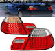 Πισινά Φανάρια Set Bmw 3 E46 Cabrio 99-03 Led Κόκκινο Crystal Eagle Eyes