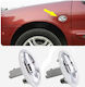 Diederich Страничен Мигач Калник Peugeot 107 1007 206 307 407 4007 607 Partner Citroen C2 C3 Xsara Toyota Aygo Хром 2 Броя