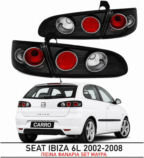 Diederichs Πισινά Φανάρια Set Seat Ibiza 6l 2002-2008 Μαύρα