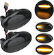 Side Wing Indicators Mercedes-Benz A-Class W168 98-04 Smart Fortwo W450 98-07 Vito W639 W447 Citan LED Dynamic Tinted 2 Pieces