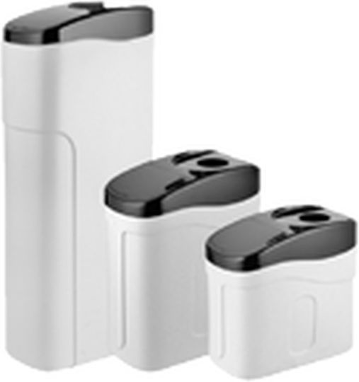 Softener Cabin White Black Cap 110 Cm X 39cm X 22cm