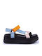 Women's Flat Sandals Flatforms TL LK-ZT-409 Black Multi