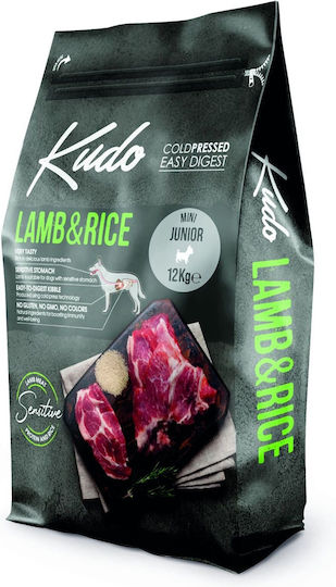 Kudo 3kg Dry Food for Small Breed Puppies with Rice and Lamb