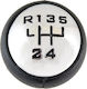 Shift Knob Lever Citroen C3 A51 2009-2016 5 Speeds Black White Cgk0611/2