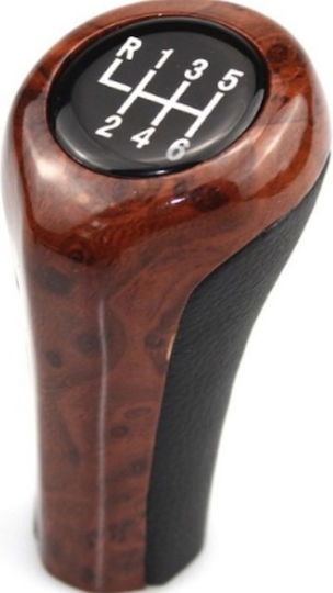 Shift Knob Bmw X1 E84 X3 E83 X5 E53 Z3 E36/7 E36/8 Z4 E85 E86 Z8 E52 6 Speeds Brown Mahogany Cgk3051