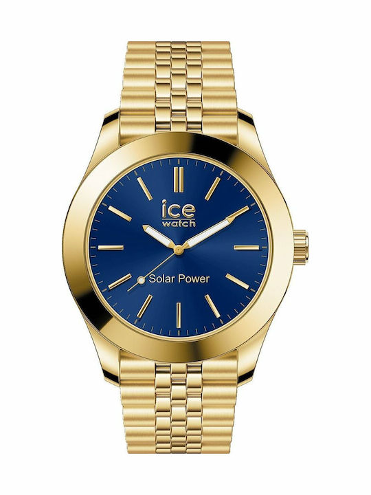 Ice Womens Watch 40mm Solar With Gold Metal Bra...