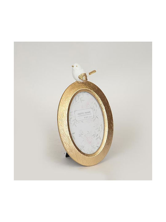 Wooden Photo Frame With Gold Frame 2 Pieces