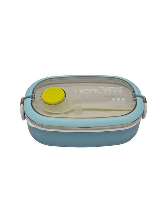 Ankor Set Lunch Boxes Plastic Blue 20.9x12cm 6 Pieces