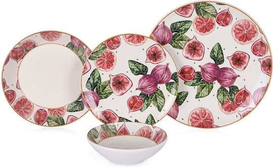 Hermia Multicolor Ceramică Set de Vase 24buc Hermia Multicolor Ceramică Set de Vase 24buc