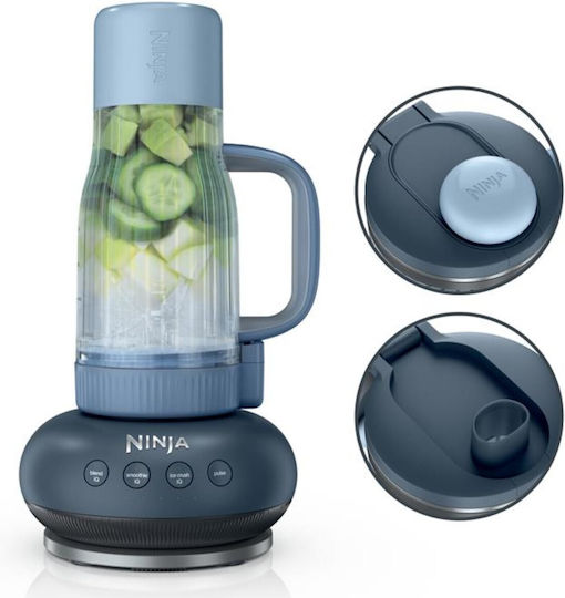 Ninja Blendboss Μπλέντερ με Πλαστική Κανάτα 710 ml Γκρι
