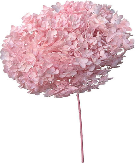 Sucursala Decorativă Artificială Hortensia Roz 55cm Marhome