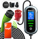 Qoltec Φορητός Σταθμός Φόρτισης 11kW με Ενσωματωμένο Καλώδιο Type 2