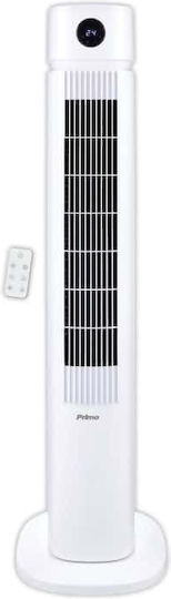 Primo Prac-80710 Ανεμιστήρας Πύργος 100W με Τηλεχειριστήριο Λευκός