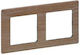 Double Frame Valena Life Legrand Light Wood