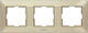 Panasonic Arkedia Slim Triple Horizontal Frame Bronze