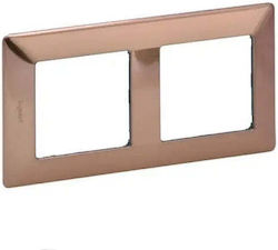 Double Frame Valena Life Legrand Copper Double Frame Valena Life Legrand Copper