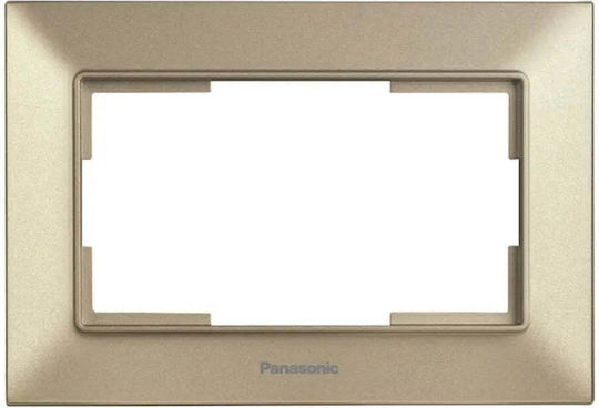Frame Double Socket Bronze Panasonic Arkedia Slim