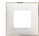 Single White Frame Gold Bticino Classia