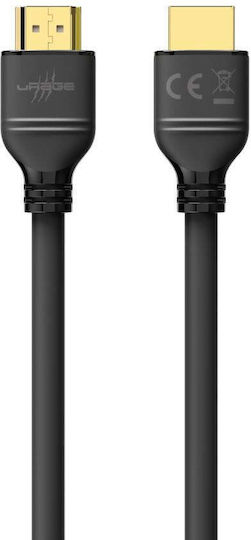 Urage Ultra-Hochgeschwindigkeits HDMI-Kabel Zertifiziert 8k Goldbeschichtet 2 m