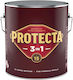 3 In 1 Enamel Lacquer 2.5 L Black Color Protecta