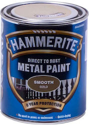 Vopsea Metalică Lucioasă Auriu Hammerite