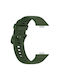 Edman Tragbares Silikonarmband Grünes Huawei Watch Fit 3
