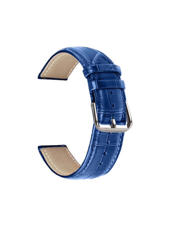 Trender Λουράκι Δερμάτινο Μπλε (Universal 20mm)