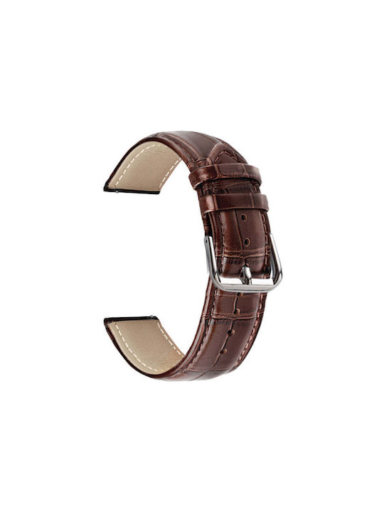 Trender Λουράκι Δερμάτινο Καφέ (Universal 20mm)