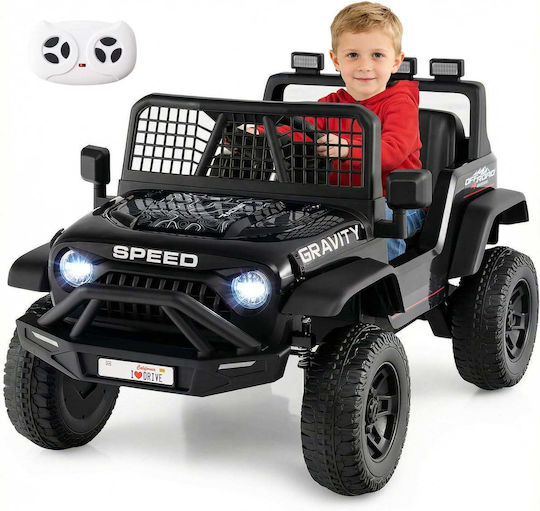 Elektrisches Kinderfahrzeug Mit Fernbedienung 24 Volt Schwarzes Für 3+ Jahre