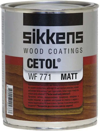 Water-based Matte Wood Varnish Light Oak 0.75 L Sikkens