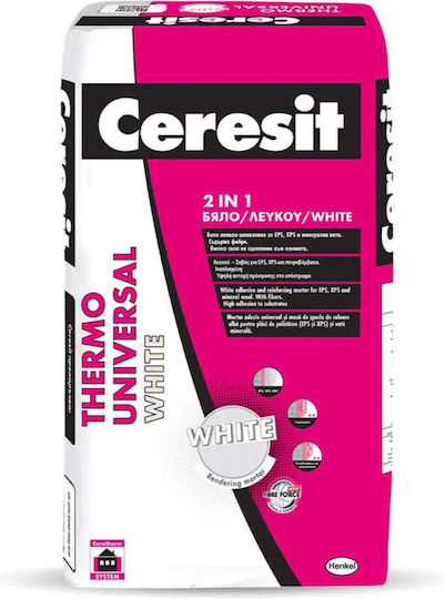 Ceresit Thermo Universal White Fiber Reinforced Adhesive-putty