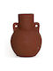 Soulworks Decorative Ceramic Vase Horus Orange 20.5xH25cm