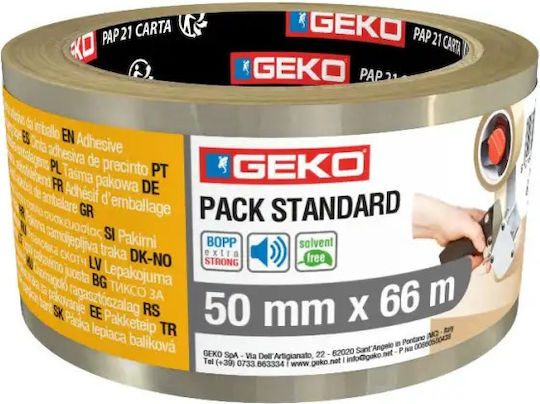 Geko Isolierband 50 Mm 66 M Transparent