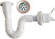 Bodenablauf Siphon 76cm Flexibler Anschluss Klappe