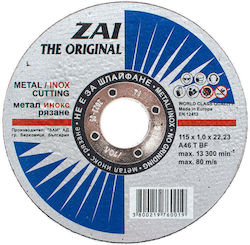 Metal Cutting Disc Inox Zai 115x1x22.23