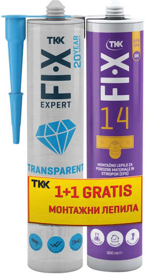 Assembly Adhesive Tkk Fix Expert Transparent Power +