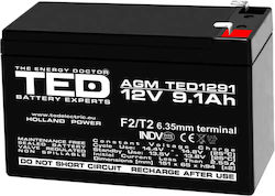 Батерия 12v 9ah Agm Ted Electric