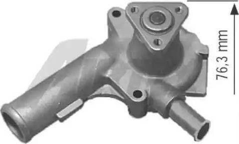 Water Pump Ford Escort V 1990-1996 1.3l Hatchback Ford Escort V Express 1990-1994 1.3l Van Ford Escort V Saloon 1993-1995 1.3l Sedan