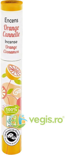 Natürliche Japanische Räucherstäbchen Orange Zimt 30 Stück