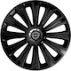 Car Wheel Hubcaps Versaco 14" Trend Rc Black Cb...