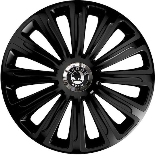 Тасии Трохове Автомобилни Versaco 14" Trend Rc Черни Cbx Сигма 3d Метални Skoda 4 Бройки