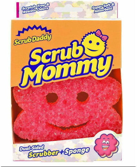 Household Sponge Scrub Mommy Flower Pink Scrub Daddy