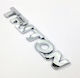 Car Sticker Emblem Metal Mitsubishi L200 Triton Chrome 164 x 28mm 1 Piece