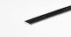 Aluminium Gerader Profil 20x2mm/1m Schwarz