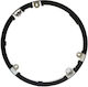 Frame Led Moon Caro Black 24w Φ225mm