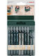 T-handle Blades 10 Pieces Wood