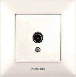 TV-Antennensteckdose 12db Creme Panasonic Arkedia Slim