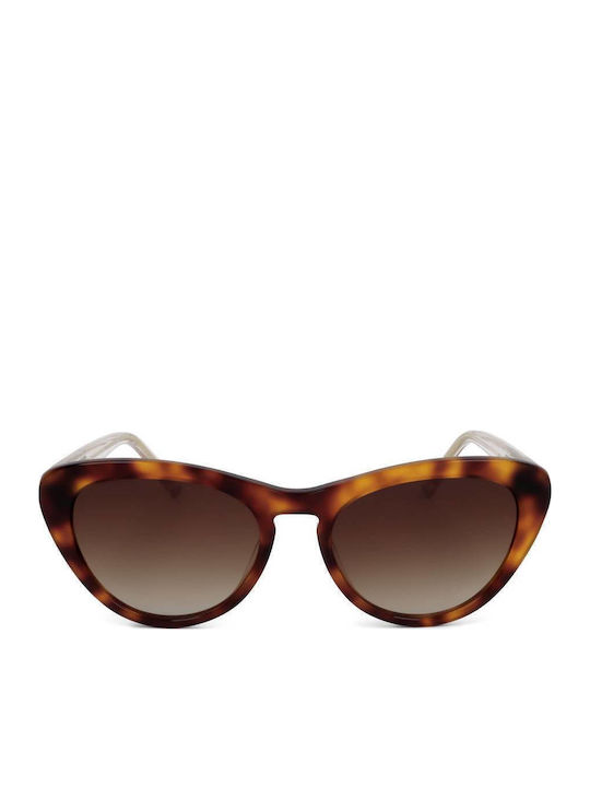 Ted Baker Tba Tb1690 Дамски Слънчеви Очила с Кафява Пластмасова Рамка и Кафяви Стъкла TB1690 100
